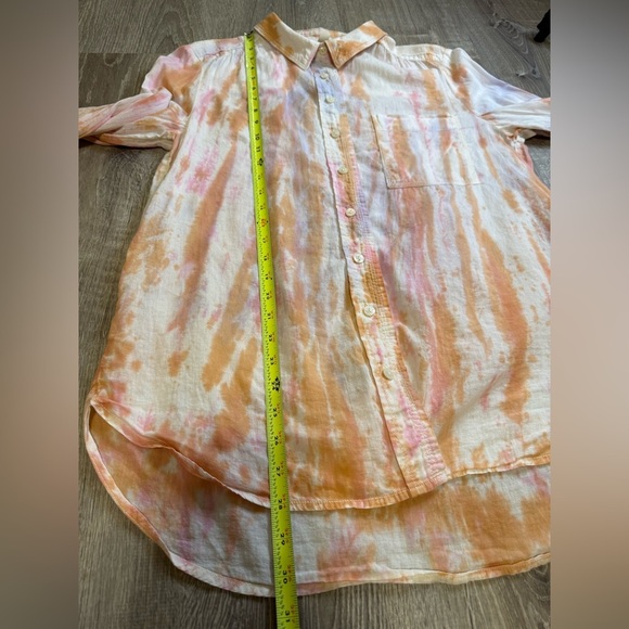 Anthropologie Pilcro Tie Dye Button Down Shirt Medium - Picture 6 of 10